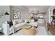Bright and airy living room with large windows and comfortable seating with modern decor at 2700 Las Vegas Blvd # 505, Las Vegas, NV 89109