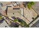 Aerial view of a well-maintained home showing the roof, partial yard, and nearby street at 2821 Geist Cir, Las Vegas, NV 89115