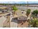Aerial shot of the home and neighborhood at 2821 Geist Cir, Las Vegas, NV 89115
