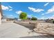 Concrete and open space, the back yard offers endless possibilities at 2821 Geist Cir, Las Vegas, NV 89115