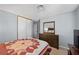 Bright bedroom with closet space, perfect for a peaceful night's sleep and organized living at 2821 Geist Cir, Las Vegas, NV 89115