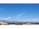 Picturesque mountain view with clear blue sky over residential properties at 2904 Bow Bridge Dr, Las Vegas, NV 89134