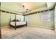 Bedroom featuring plush carpet, neutral paint, and ceiling fan at 3910 Internet Ave, North Las Vegas, NV 89031