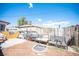 Relaxing backyard space with seating, fire pit, and space for outdoor living at 4412 Baxter Pl, Las Vegas, NV 89107