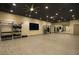 Spacious workout room perfect for group fitness or individual training, with wall mounted TV at 4844 E Cactus Canyon Dr, Pahrump, NV 89061