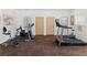 Community gym featuring exercise equipment and open space for fitness activities, and motivational signage at 4940 Mascaro Dr, Las Vegas, NV 89122