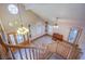 Grand foyer featuring tall ceilings, chandelier and spacious sitting area and views of the front door at 5180 N Dapple Gray Rd, Las Vegas, NV 89149