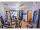A workout room with home gym equipment, providing a convenient space for exercise and fitness at 5180 N Dapple Gray Rd, Las Vegas, NV 89149