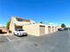 Exterior view of the garage, featuring multiple bays for parking and vehicle storage at 5215 Gray Ln, Las Vegas, NV 89119