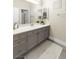 Bright and airy bathroom featuring a vanity, and updated fixtures at 7141 Groveton Ct, Las Vegas, NV 89131
