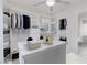 Large walk-in closet with custom shelving, hanging rods, and abundant storage options at 760 Camino La Paz, Henderson, NV 89012