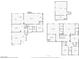 Detailed floor plan showcasing the layout of each level of the home at 9208 November Breeze St, Las Vegas, NV 89123