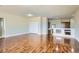 Second-floor living room featuring hardwood floors and lots of natural light at 9208 November Breeze St, Las Vegas, NV 89123