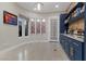 Stylish bar area featuring custom cabinets, marble countertops, and elegant recessed lighting at , Las Vegas, NV 89135