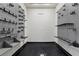 Spacious storage room featuring custom shelving, racks, and pegboard, maximizing organization and utility at , Las Vegas, NV 89135