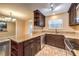 Kitchen featuring granite countertops, stainless steel appliances and tile floors at 1030 Tam O Shanter, Las Vegas, NV 89109