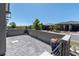 Charming front patio surrounded by low walls with desert landscaping at 10968 Tracy Stevens Ave, Las Vegas, NV 89166