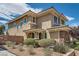 This well-maintained home features desert landscaping and a covered entryway, perfect for a welcoming first impression at 1113 Via Della Costrella, Henderson, NV 89011