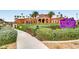 Community recreation center with lush landscaping, signage, and visible amenities at 1113 Via Della Costrella, Henderson, NV 89011
