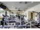 Spacious gym featuring modern cardio equipment and ceiling fans at 1420 Red Crest Ln # 202, Las Vegas, NV 89144