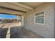 View of a covered parking area or carport leading to the home's entrance at 155 Magnesium St, Henderson, NV 89015
