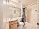 Bathroom with shower and bathtub combination and classic-style fixtures at 2105 Poppywood Ave, Henderson, NV 89012