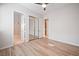 A bright bedroom with mirrored closets at 2742 Darby Falls Dr, Las Vegas, NV 89134