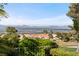 Panoramic view from property overlooking golf course, city and mountains at 2742 Darby Falls Dr, Las Vegas, NV 89134