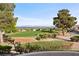 Beautiful view of golf course with mountains in the background at 2742 Darby Falls Dr, Las Vegas, NV 89134