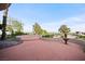 Outdoor patio with views of the valley and nearby landscaping at 2742 Darby Falls Dr, Las Vegas, NV 89134