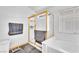 Bathroom with white tiled shower and bathtub at 2753 Trickling Brook Ct, Las Vegas, NV 89156