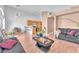 Open living area with hardwood floors, and neutral tones, creating a welcoming space at 2753 Trickling Brook Ct, Las Vegas, NV 89156