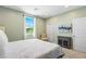 Bedroom features natural light and calming wall color at 3042 Echoed Rondel Ln, Henderson, NV 89044