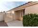 Home's front entrance has a security door and is sheltered from the elements at 368 Legacy Dr, Henderson, NV 89014
