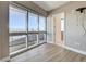 Bedroom with a closet, hard wood floors, and a great view at 4471 Dean Martin Dr # 4001, Las Vegas, NV 89103