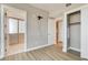 Bedroom with a closet, hard wood floors, and a view at 4471 Dean Martin Dr # 4001, Las Vegas, NV 89103