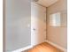 Entryway with hardwood floors, door, and mirror at 4471 Dean Martin Dr # 4001, Las Vegas, NV 89103