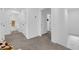 Hallway featuring doors and carpeted floors at 471 Secret Cove Ct, Henderson, NV 89002