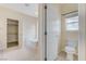 Bathroom features a soaking tub, toilet, and a large closet at 4910 Cielo Ct, Pahrump, NV 89061