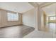 Bright and airy dining area, featuring wood floors and neutral colors at 4910 Cielo Ct, Pahrump, NV 89061