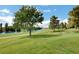 Scenic view of a golf course with a serene lake and well-maintained green spaces at 4910 Cielo Ct, Pahrump, NV 89061