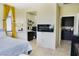 Bedroom boasts natural light and ensuite bathroom access with built-in cabinets at 4914 E Beacon Ridge Dr, Pahrump, NV 89061