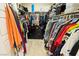 Spacious walk-in closet equipped with shelves and ample storage for clothes and accessories at 4914 E Beacon Ridge Dr, Pahrump, NV 89061