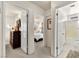 Hallway provides access to the bathroom, and bedroom at 5361 Cabrito Dr, Las Vegas, NV 89103