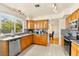 Bright kitchen featuring granite countertops and stainless steel appliances at 5361 Cabrito Dr, Las Vegas, NV 89103