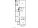 Second floor plan featuring four bedrooms, two bathrooms, loft, laundry room and linen closet at 6574 Tumoulin St, Las Vegas, NV 89148