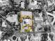 A top-down aerial shot reveals a home with a pool, solar panels, and a circular driveway at 7185 Ranchito Cir, Las Vegas, NV 89120