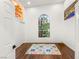 Bedroom with a window and colorful posters on the wall at 7185 Ranchito Cir, Las Vegas, NV 89120