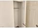 Bright, empty closet space with a hanging rod for optimal storage at 7300 Pirates Cove Rd # 2045, Las Vegas, NV 89145