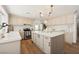 Beautiful kitchen with stainless steel appliances, a center island, and sleek countertops at 7825 Desert Bell Ave, Las Vegas, NV 89128